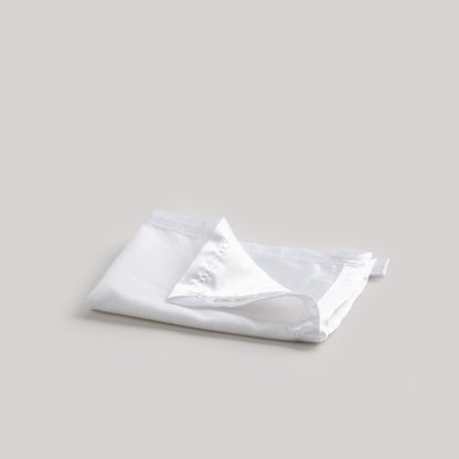 white baby security blanket